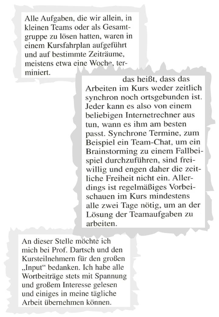 Teilnehmerstimmen aus DAZ-Artikeln 2/2