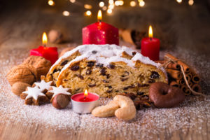 Dresdner Christstollen und Pltzchen zu Weihnachten