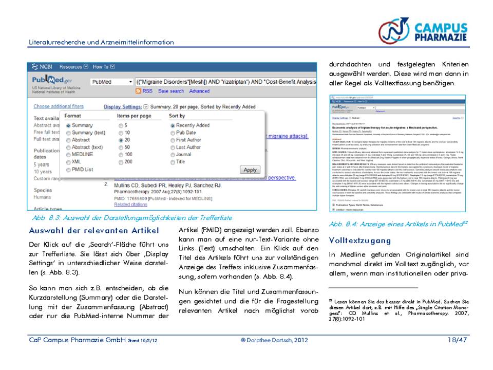 Studienmaterial Bsp.